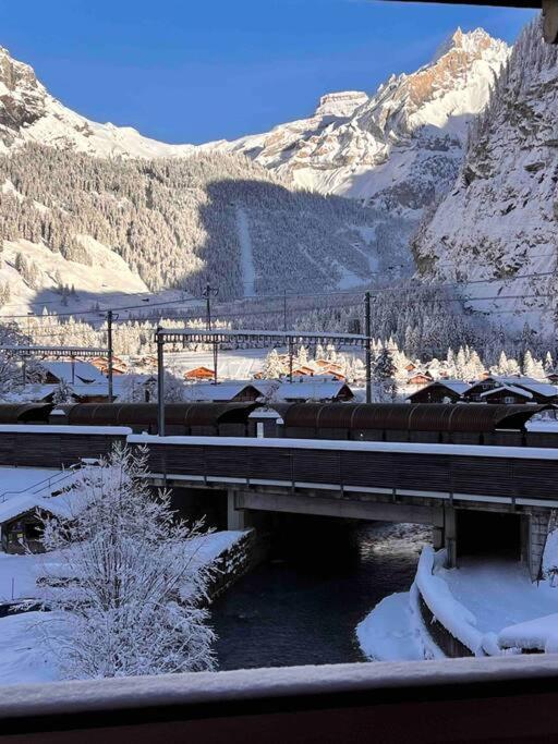 Waterfall View Kandersteg Exterior foto